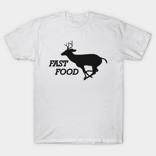 Deer Hunter - Fast Food T-Shirt by KC Happy Shop